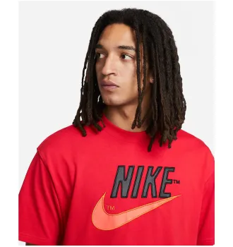 Футболка мужская Nike Mens T-Shirt Red фото 5