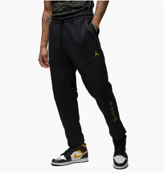 Брюки мужские Air Jordan Paris Saint Germain Fleece Pants Black фото 8