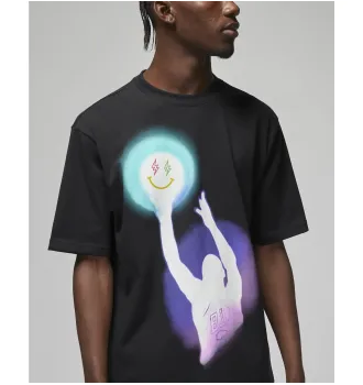 Футболка Air Jordan x J Balvin T-shirt Black фото 4