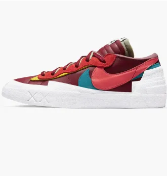 Кросівки Nike Blazer Low sacai KAWS Red фото 3