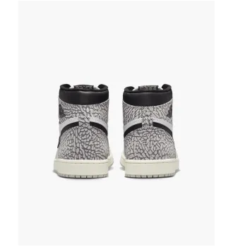 Кроссовки Air Jordan 1 Retro High OG White Cement фото 4