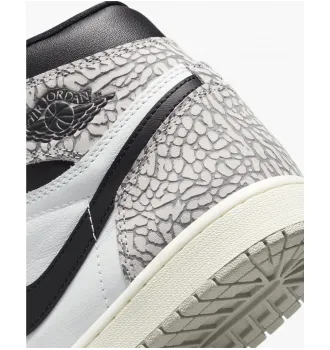 Кроссовки Air Jordan 1 Retro High OG White Cement фото 2