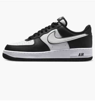 Кросівки чоловічі Nike Air Force 1 07 Low White Swoosh Panda фото 4