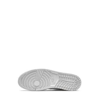 Кросівки жіночі Air Jordan 1 Mid White Snakeskin фото 3