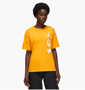 Футболка жіноча Air Jordan Flight WomenS T-Shirt Yellow фото 4