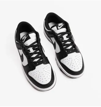 Женские кроссовки Nike Dunk Low White Black фото 8