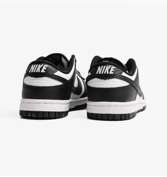 Женские кроссовки Nike Dunk Low White Black фото 9