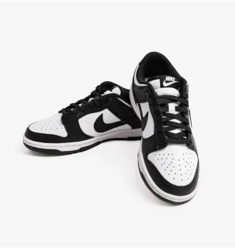 Женские кроссовки Nike Dunk Low White Black фото 7