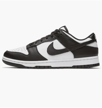 Женские кроссовки Nike Dunk Low White Black фото 5