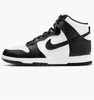 Женские кроссовки Nike Dunk High Panda (2021) (W) White Black фото 4