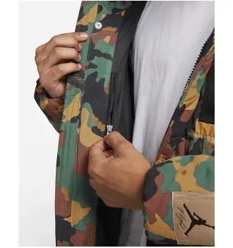 Куртка мужская пуховик Air Jordan Flight Heritage Mens All-Over Print Parka фото 8