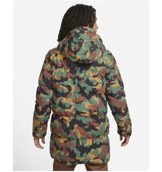 Куртка мужская пуховик Air Jordan Flight Heritage Mens All-Over Print Parka фото 4