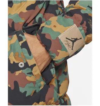 Куртка мужская пуховик Air Jordan Flight Heritage Mens All-Over Print Parka фото 5