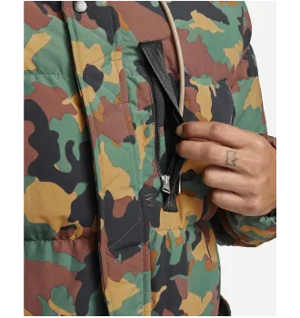 Куртка мужская пуховик Air Jordan Flight Heritage Mens All-Over Print Parka фото 2