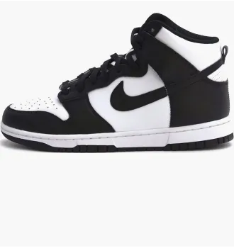 Кросівки чоловічі Nike Dunk High Black White фото 5