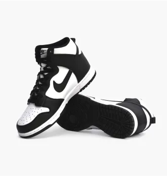 Кросівки чоловічі Nike Dunk High Black White фото 6