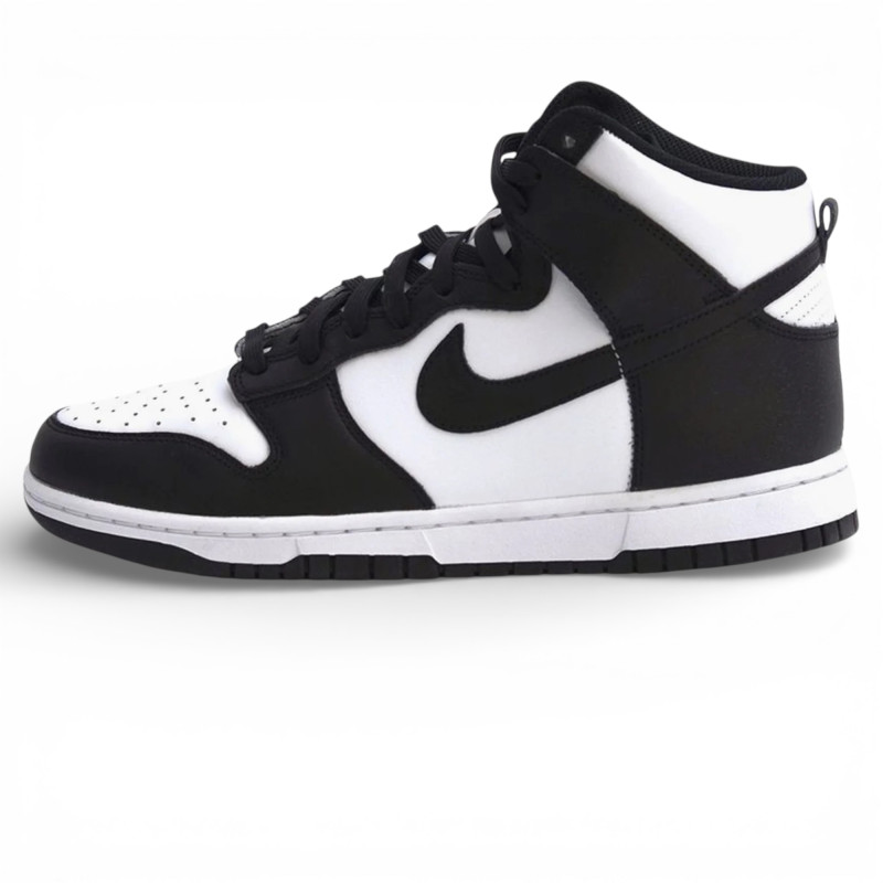 Кросівки чоловічі Nike Dunk High Black White фото