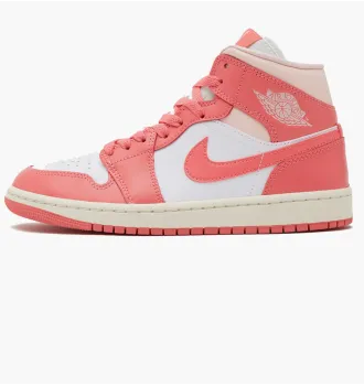 Кросівки жіночі Air Jordan 1 Mid Strawberries and Cream (W) фото 2