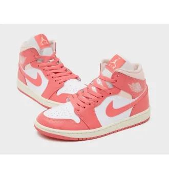 Кросівки жіночі Air Jordan 1 Mid Strawberries and Cream (W) фото 6