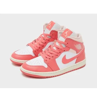 Кросівки жіночі Air Jordan 1 Mid Strawberries and Cream (W) фото 7