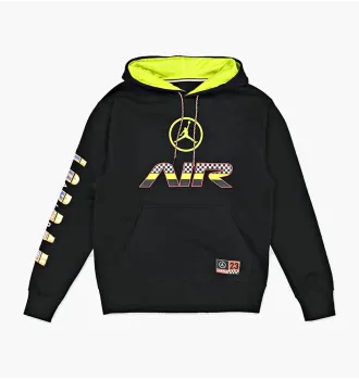 Худи мужская nike m j sprt dna hbr po hoodie black фото 3
