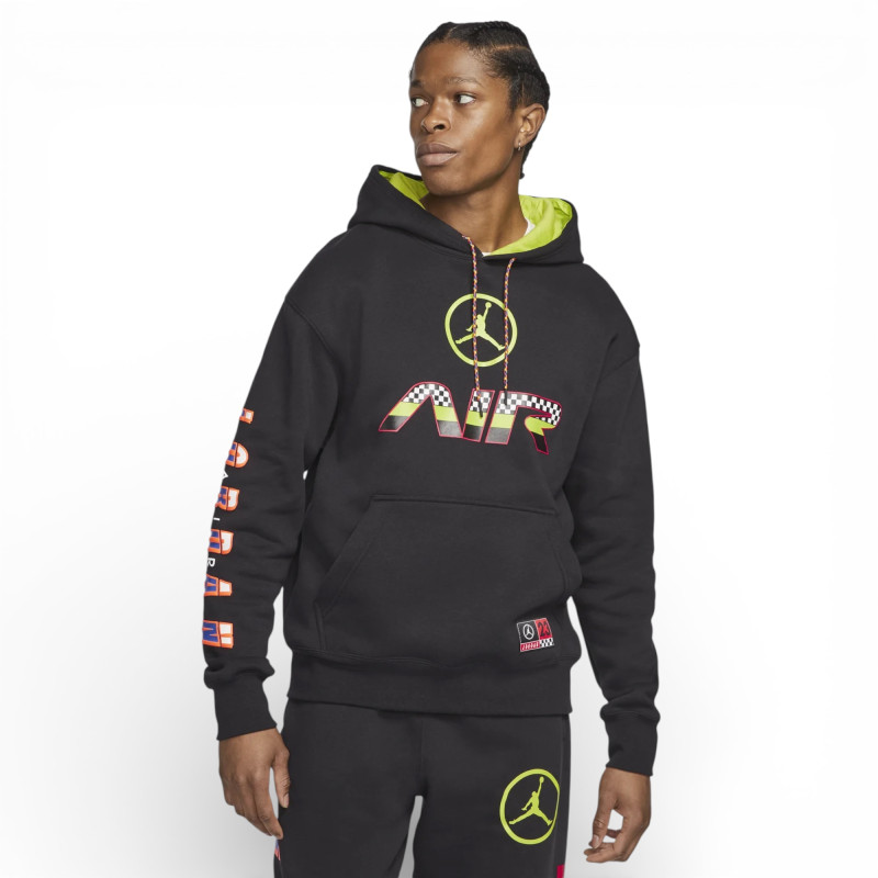 Худи мужская nike m j sprt dna hbr po hoodie black фото