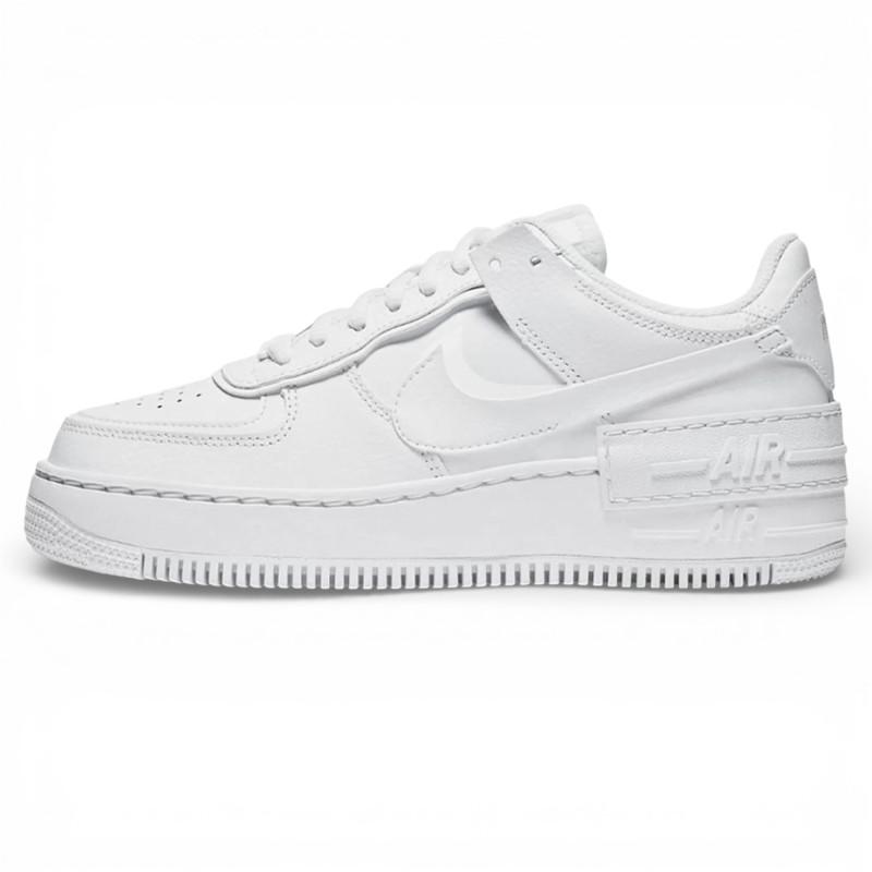 Кросівки жіночі Nike Air Force 1 Low Shadow Triple White фото