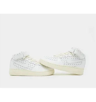 Женские кроссовки Nike Air Force 1 Mid Cut Out Stars Summit White (W) фото 7