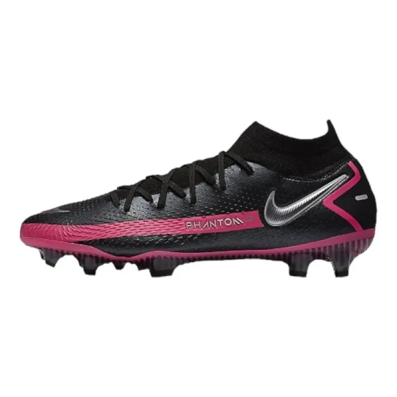 Бутсы мужские Nike Phantom GT Elite DF FGBlack Pink Blast фото