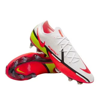 Кросівки чоловічі Бутси Nike Phantom GT2 Elite FG White Volt Black Bright Crimson фото 5