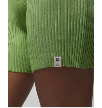 Шорты женские Air Jordan X Union X Bephies Beauty Supply Bike Shorts Green фото 3