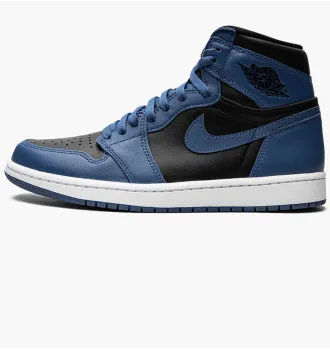 Кроссовки Air Jordan 1 Retro High OG Dark Marina Blue фото 6