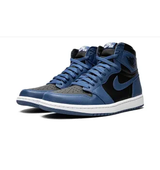 Кроссовки Air Jordan 1 Retro High OG Dark Marina Blue фото 4