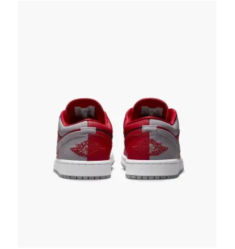 Женские кроссовки Air Jordan 1 Low SE Homage Split Gym Red Cement Grey (W) фото 7
