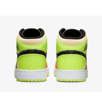 Кросівки Nike Air Jordan 1 Mid Volt/Vivid Orange Multicolour фото 6