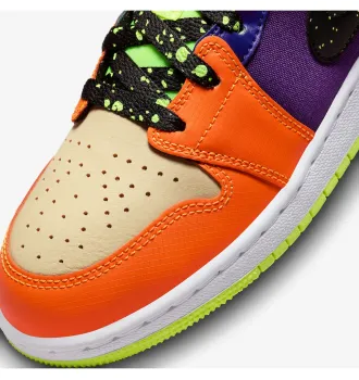 Кросівки Nike Air Jordan 1 Mid Volt/Vivid Orange Multicolour фото 2