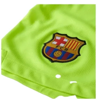Шорты Nike Barcelona FC Away Football Soccer Volt Short фото 2