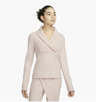 Кофта жіноча Nike Yoga Luxe Pink фото 5