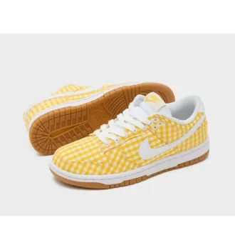 Кроссовки Nike Dunk Low Yellow Gingham фото 3