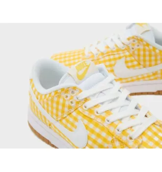 Кроссовки Nike Dunk Low Yellow Gingham фото 2