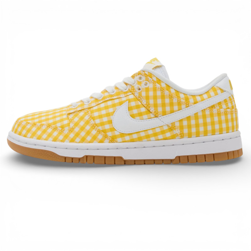 Кроссовки Nike Dunk Low Yellow Gingham фото
