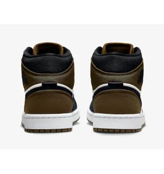 Кросівки жіночі Air Jordan 1 Mid Olive Toe фото 7