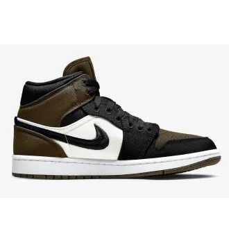 Кросівки жіночі Air Jordan 1 Mid Olive Toe фото 12