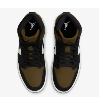 Кросівки жіночі Air Jordan 1 Mid Olive Toe фото 6