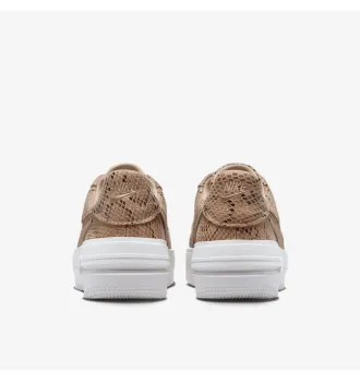 Женские кроссовки Nike Air Force 1 PLT.AF.ORM Brown Snakeskin Print (W) фото 7