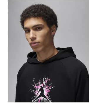 Худи мужской Air Jordan Sport Dri-FIT Fleece Pullover Hoodie black фото 5