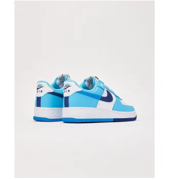 Мужские кроссовки Nike Air Force 1 Low 07 LV8 Split Light Photo Blue Deep Royal фото 4