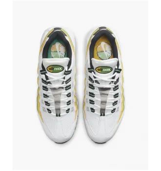 Мужские кроссовки Nike Air Max 95 Essential White Green Apple Tour Yellow фото 5