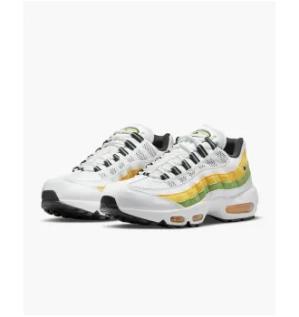 Мужские кроссовки Nike Air Max 95 Essential White Green Apple Tour Yellow фото 6