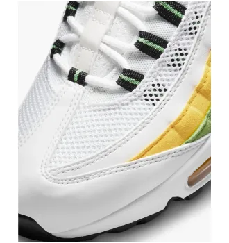 Мужские кроссовки Nike Air Max 95 Essential White Green Apple Tour Yellow фото 4